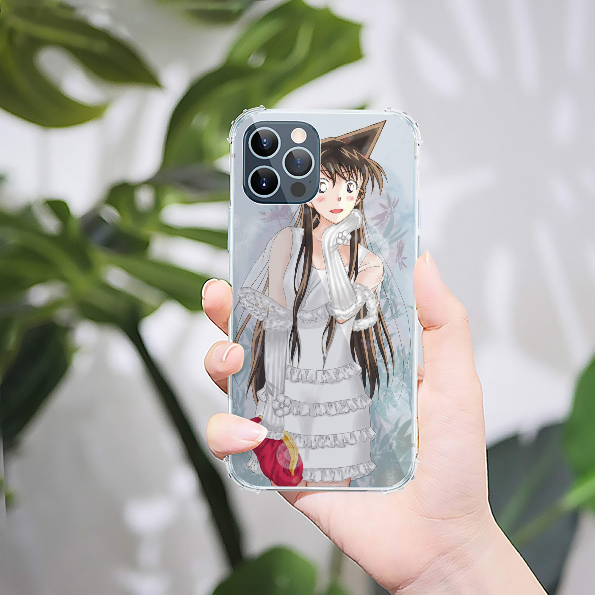 （画像用） 名探偵コナン Detective Conan 【iPhone 12シリーズ対応】透明スマホケース（クリアソフトケース）